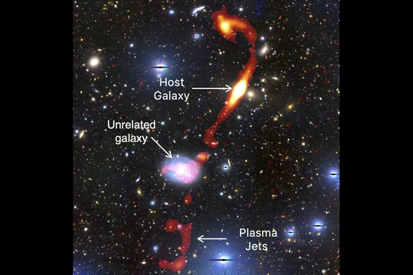 Обнаружена «проблемная» радиогалактика размером в 32 раза больше Млечного Пути