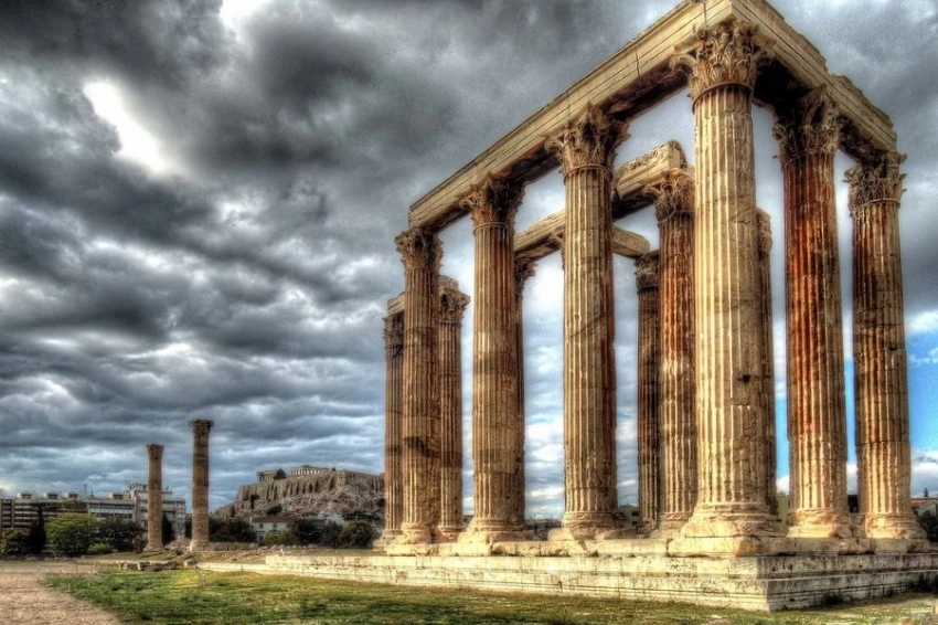 Археологи нашли древнюю дренажную систему под храмом Зевса Олимпийского