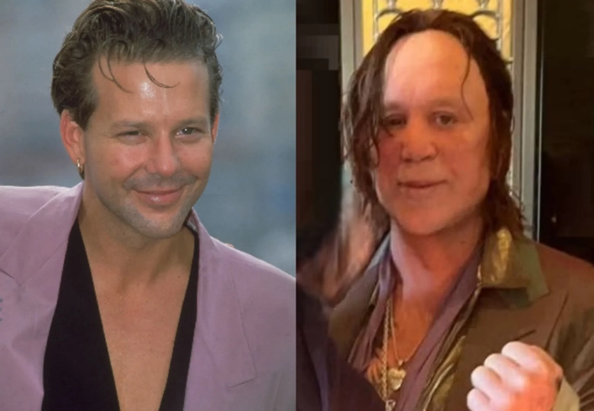 "Уничтожил своё лицо". В сети обсуждают неузнаваемого Микки Рурка в парике