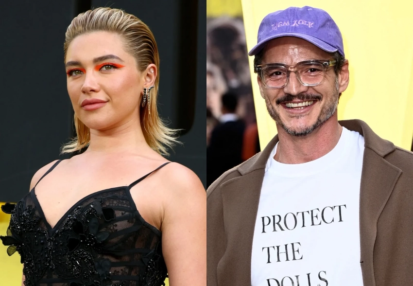 Флоренс Пью в "голом" платье и Педро Паскаль на премьере фильма "Громовержцы" в Лондоне